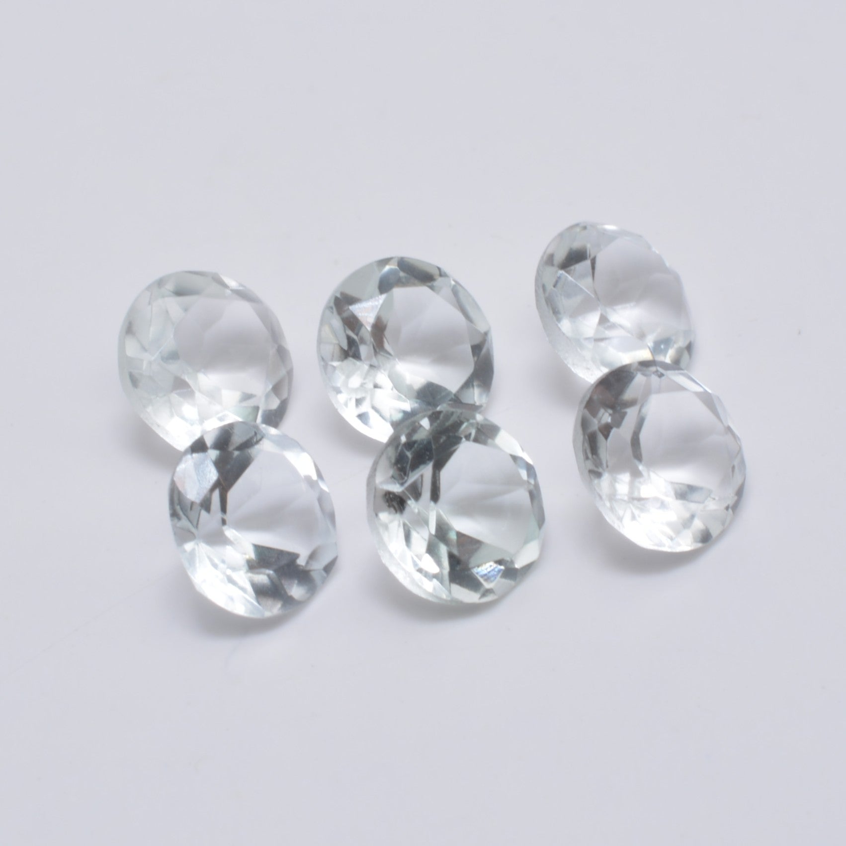 Lot de topazes rondes 6 mm