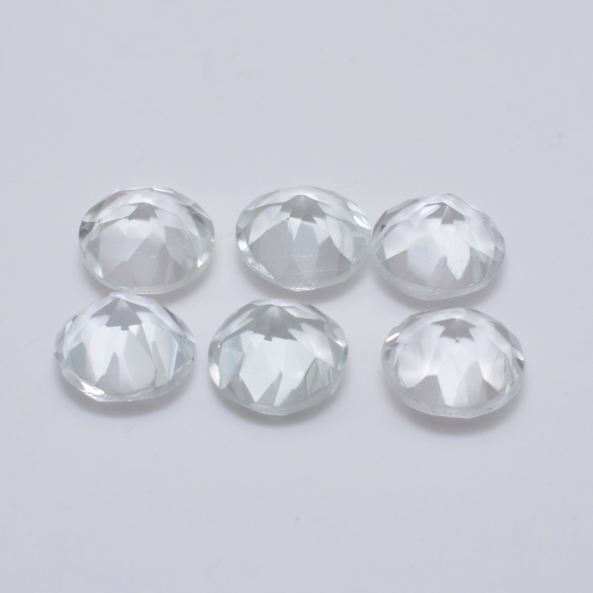 Lot de topazes rondes 6 mm