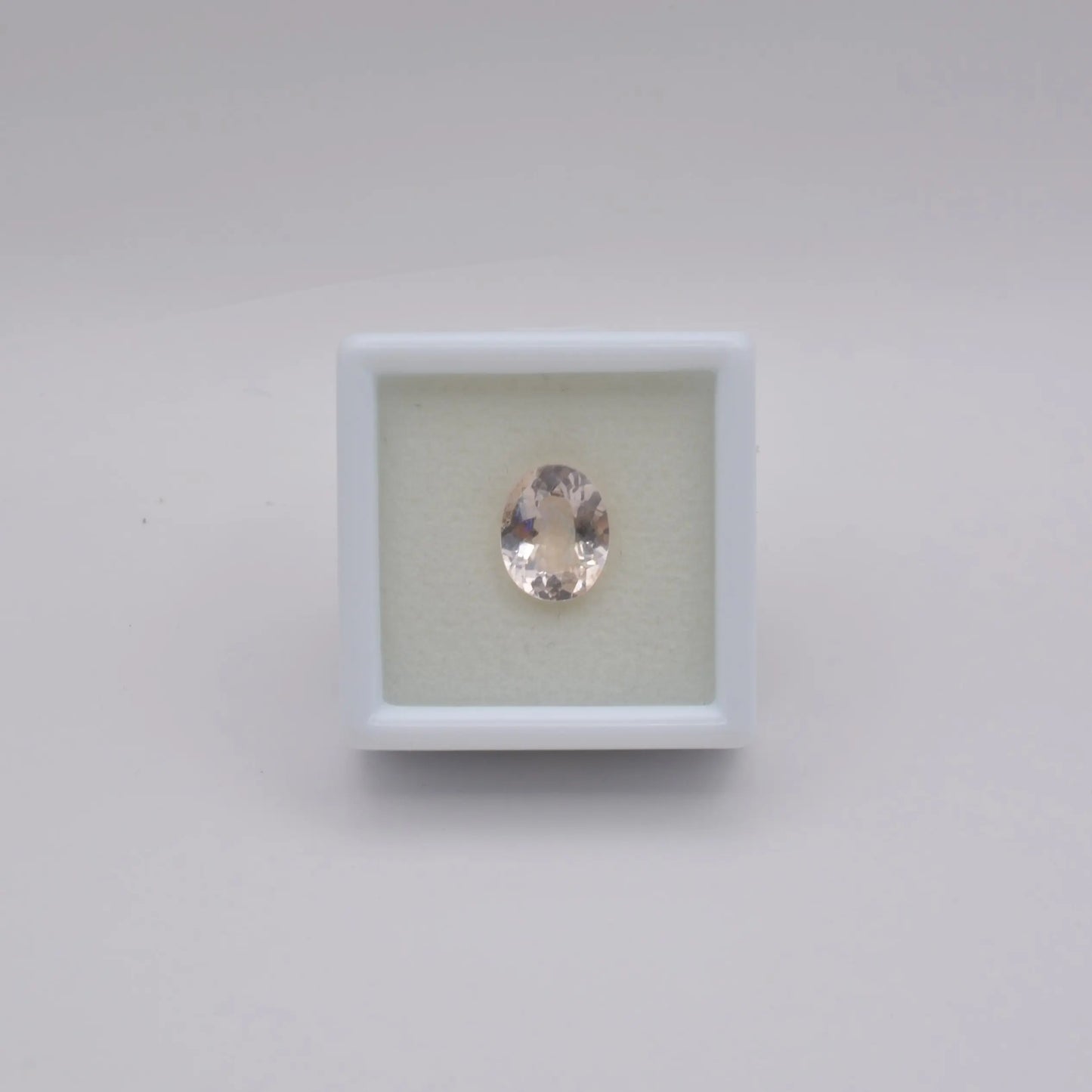 Morganite ovale 1,88ct - pierre précieuse - gemme