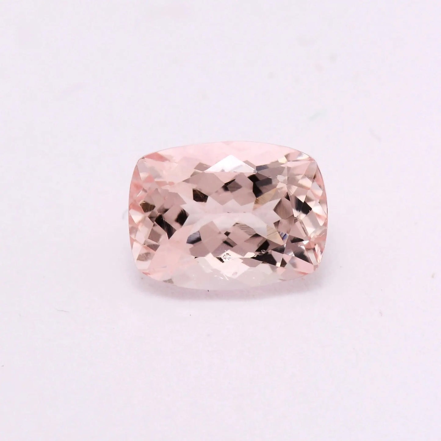 Morganite Coussin 1,58 ct - pierre taillée naturelle