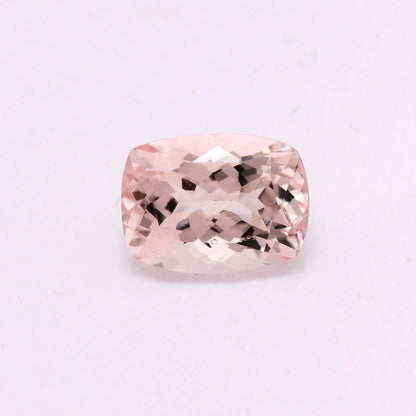 Morganite Coussin 1,58 ct - pierre taillée naturelle
