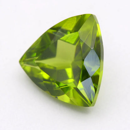 Péridot Trillion 2,00 ct - pierre taillée naturelle