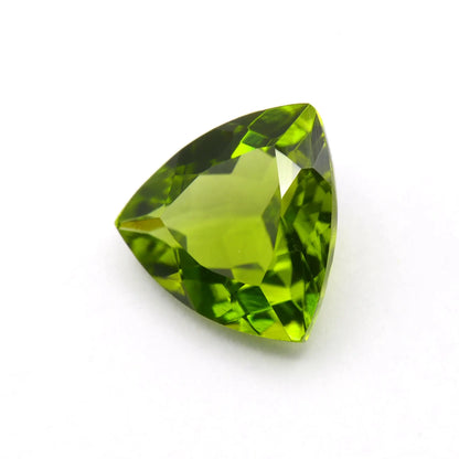 Péridot Trillion 2,38 ct - pierre taillée naturelle