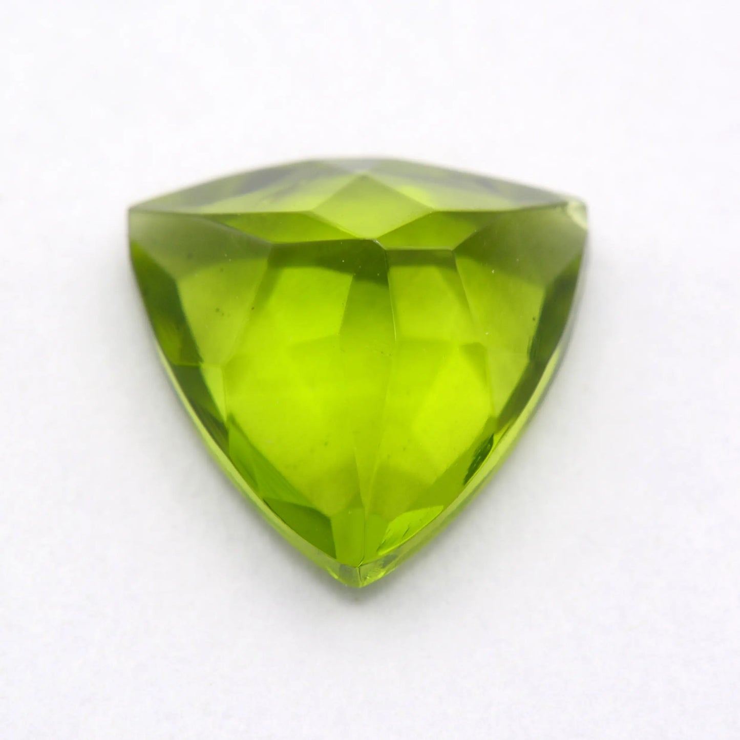 Péridot Trillion 2,00 ct - pierre taillée naturelle