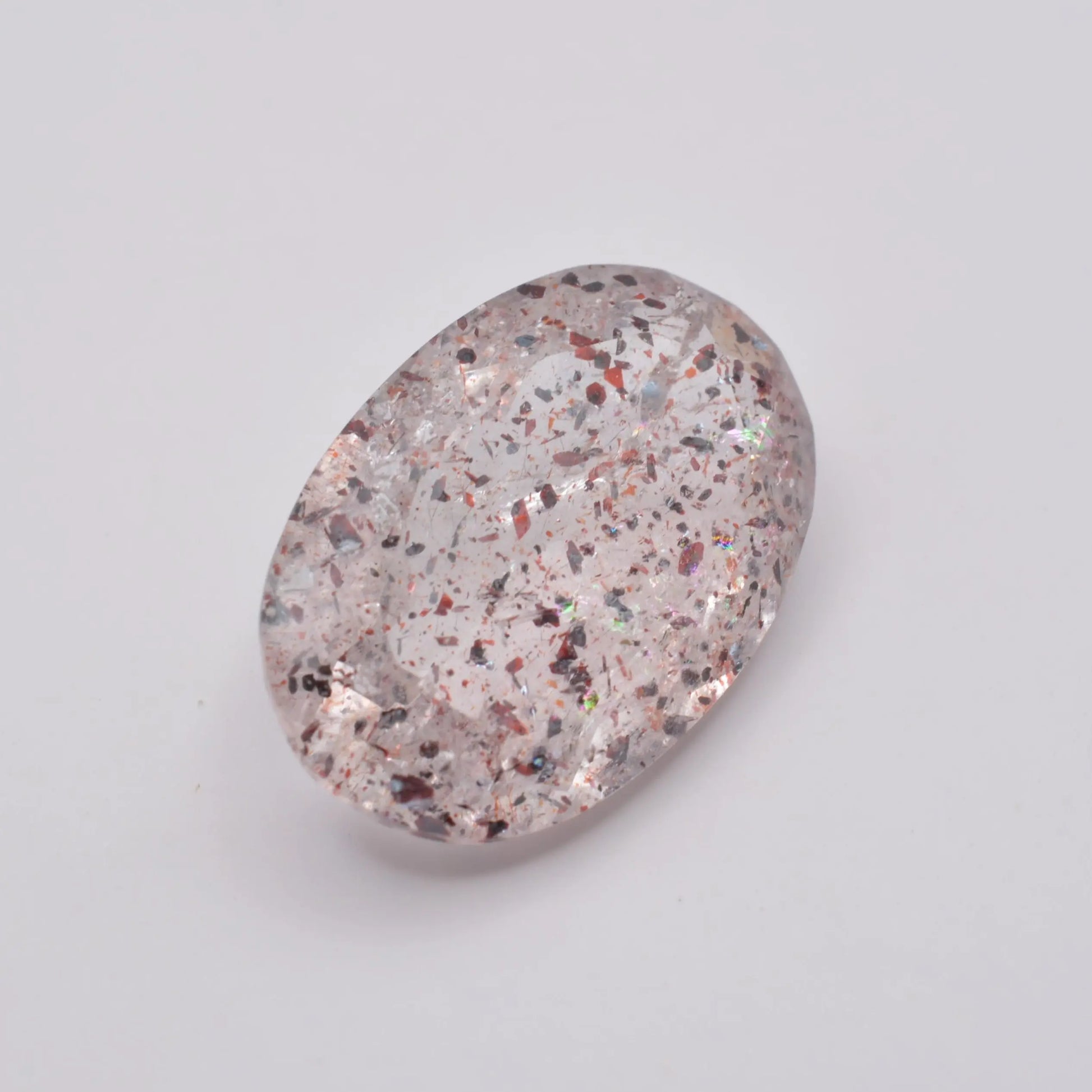 Quartz à inclusions d'Hématite 10,37ct - pierre précieuse - gemme