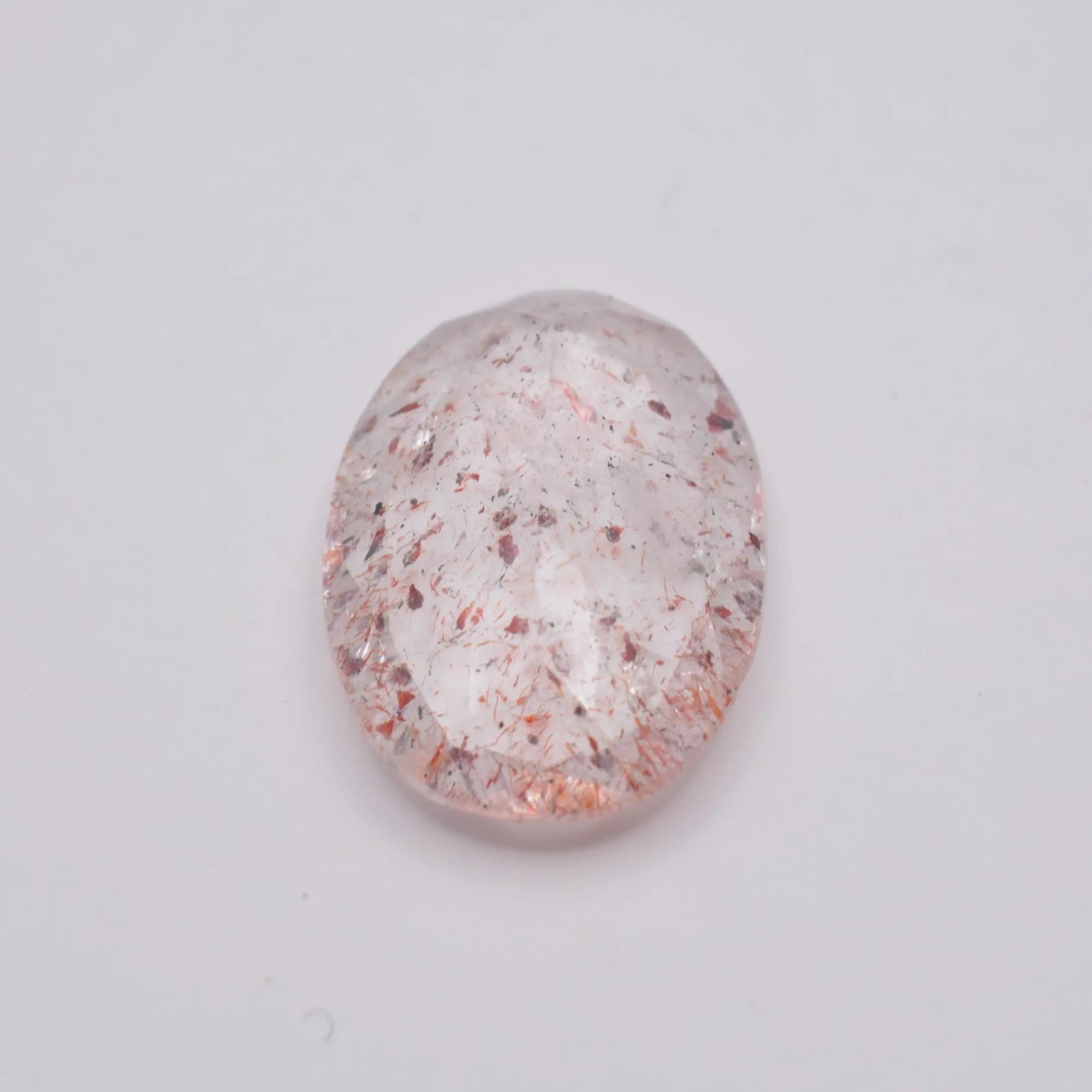 Pierre taillée Quartz à inclusions d'Hématite 8,43ct