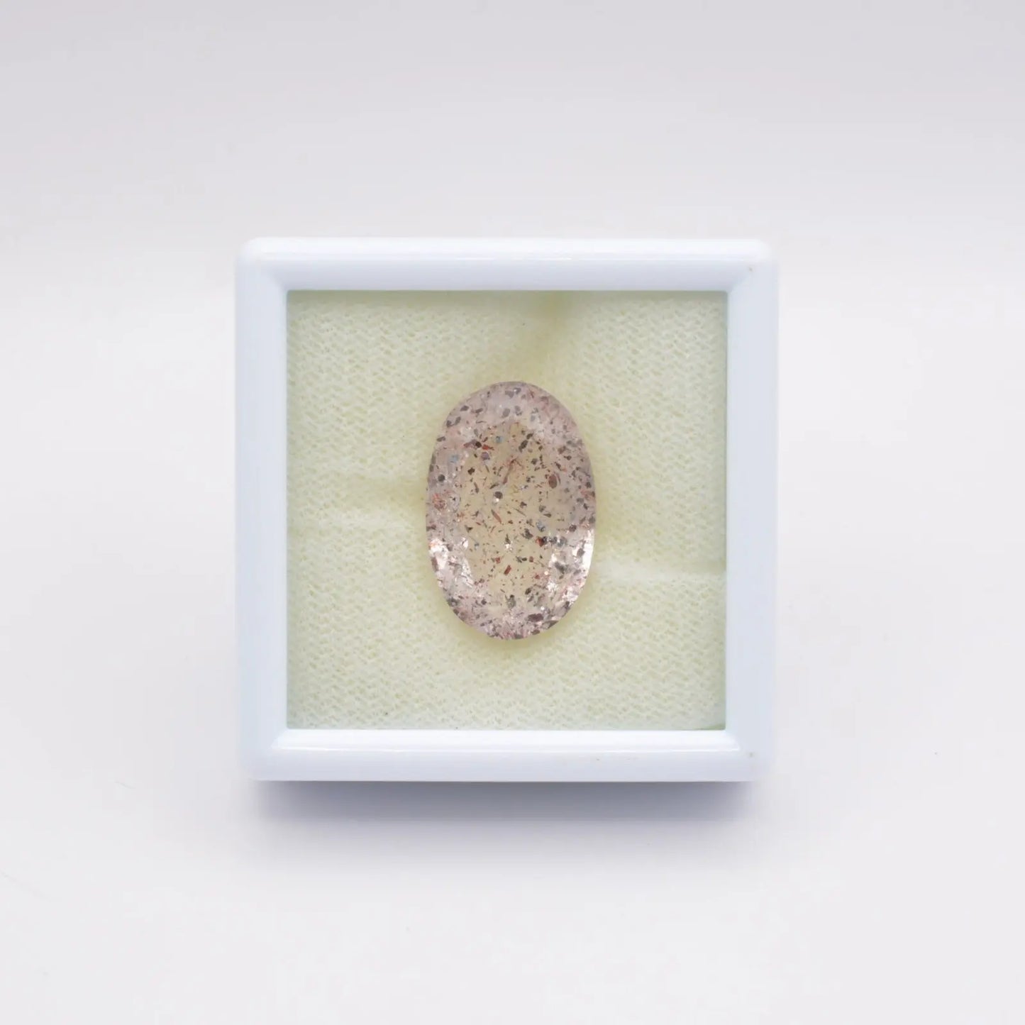 Quartz à inclusions d'Hématite 10,37ct - pierre précieuse - gemme