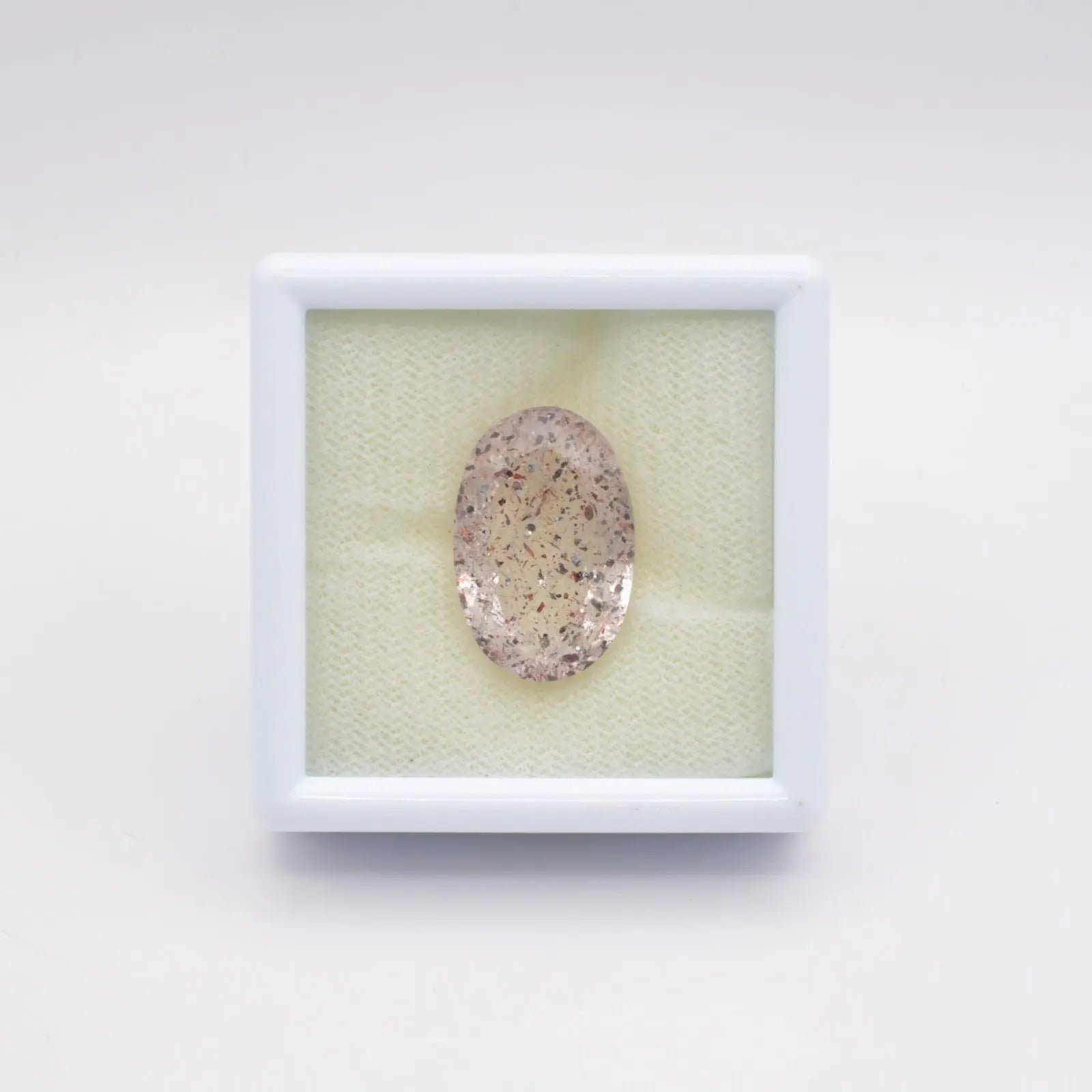 Quartz à inclusions d'Hématite 10,37ct - pierre précieuse - gemme