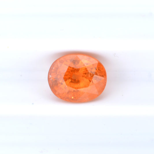 Grenat Spessartite Ovale 3,57ct Pierre précieuse