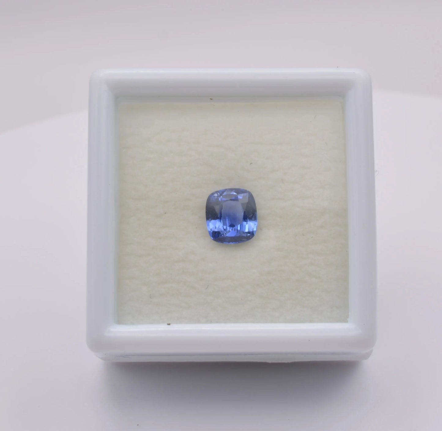 Saphir Coussin Carré 0,81ct - pierre précieuse - gemme