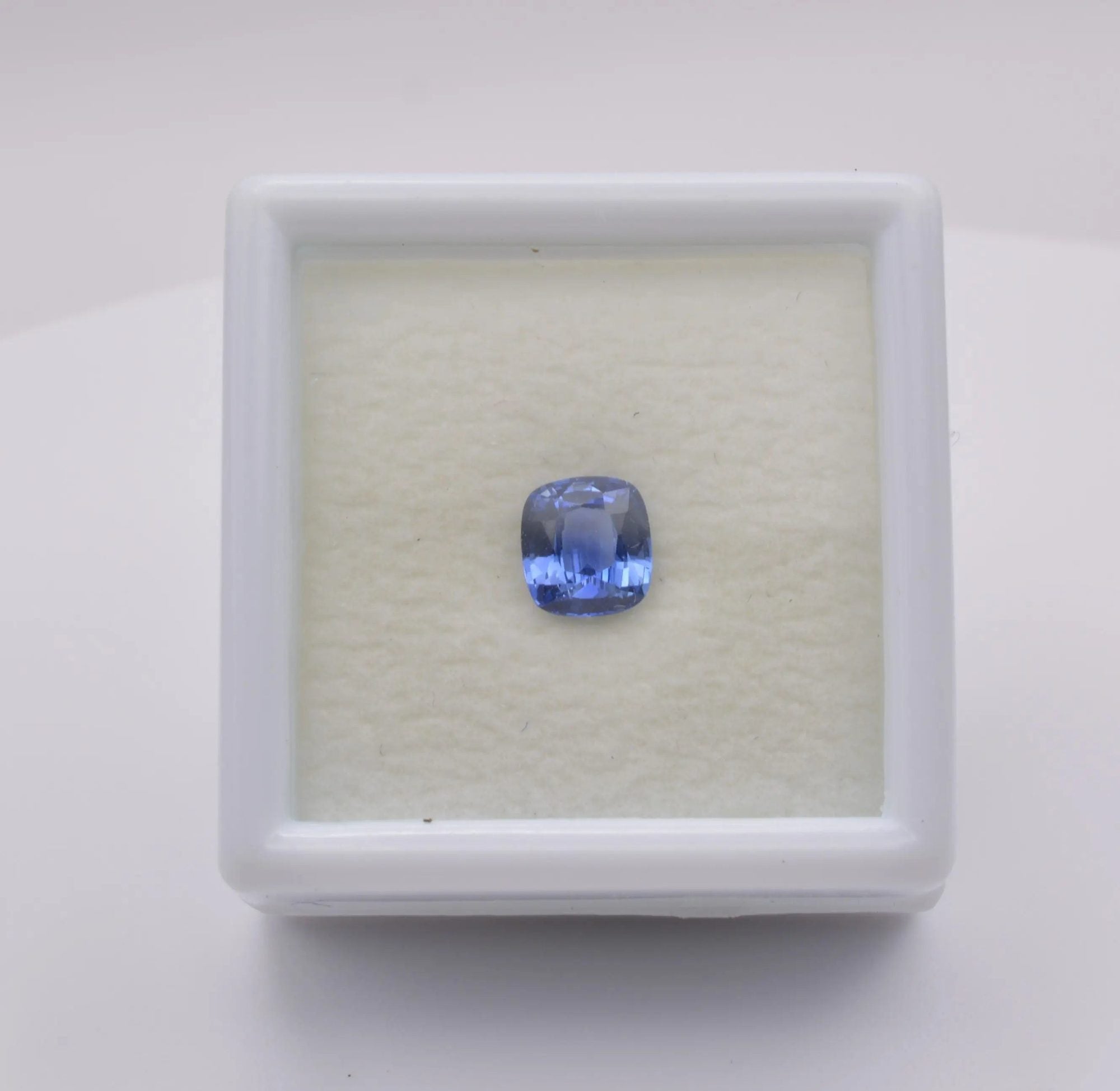 Saphir Coussin Carré 0,81ct - pierre précieuse - gemme