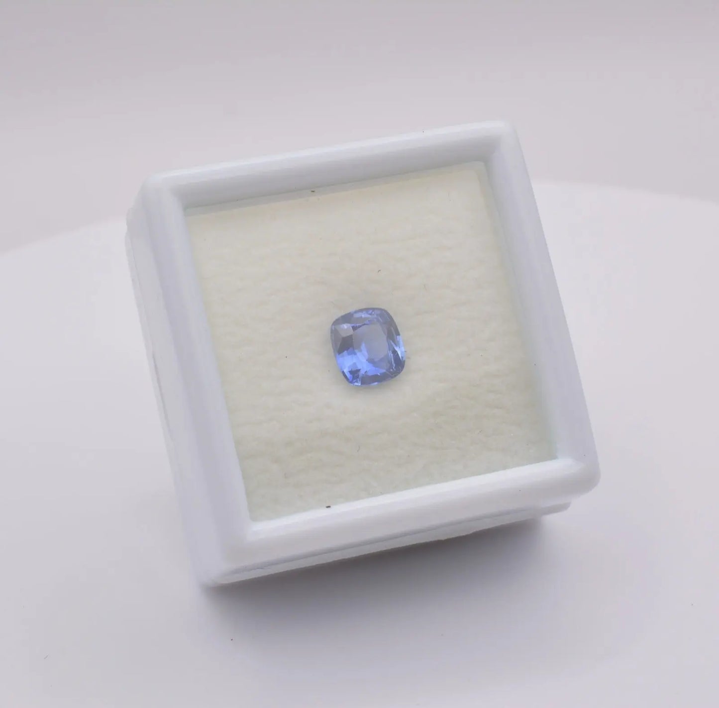 Saphir Coussin Carré 0,81ct - pierre précieuse - gemme