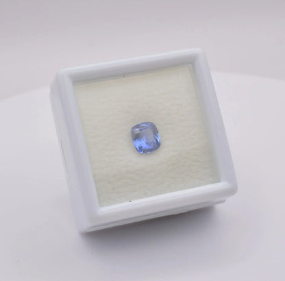 Saphir Coussin Carré 0,81ct - pierre précieuse - gemme