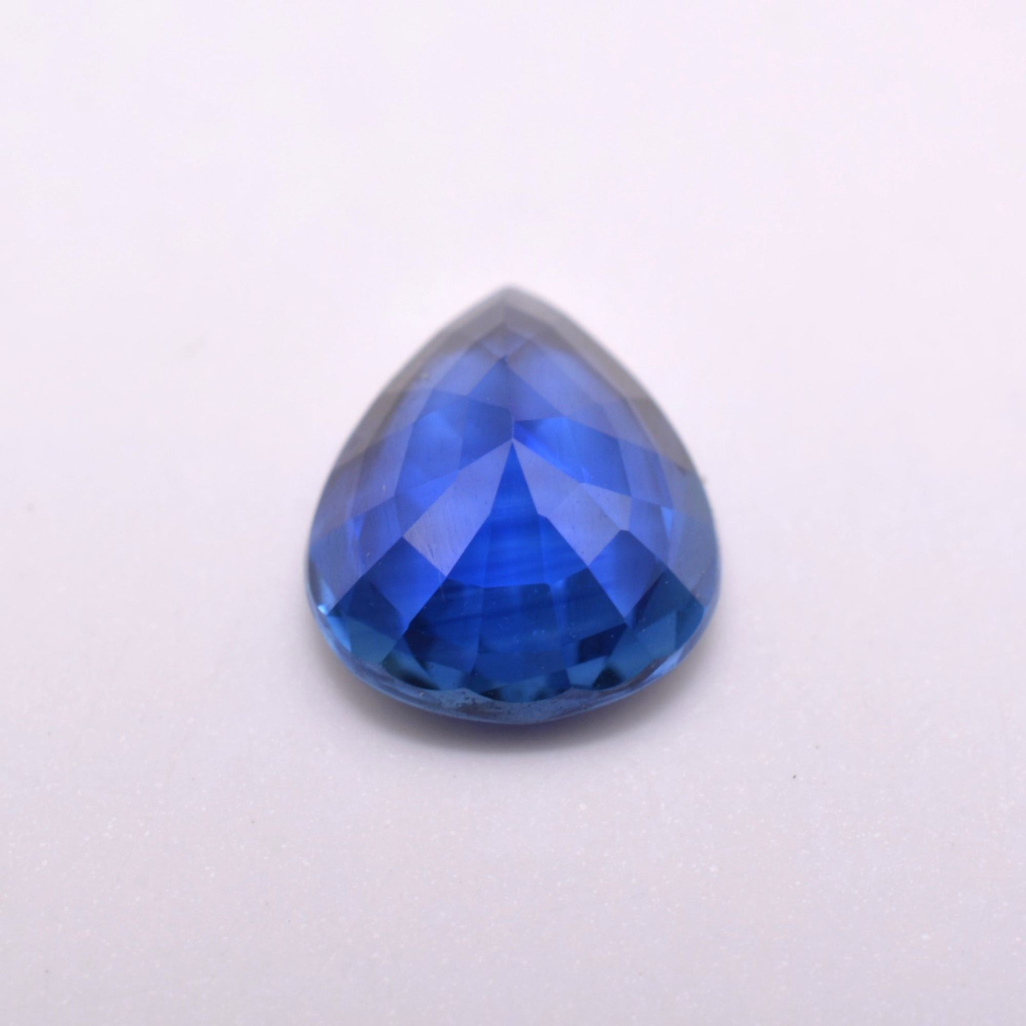 Saphir Poire 0,69ct - pierre précieuse - gemme