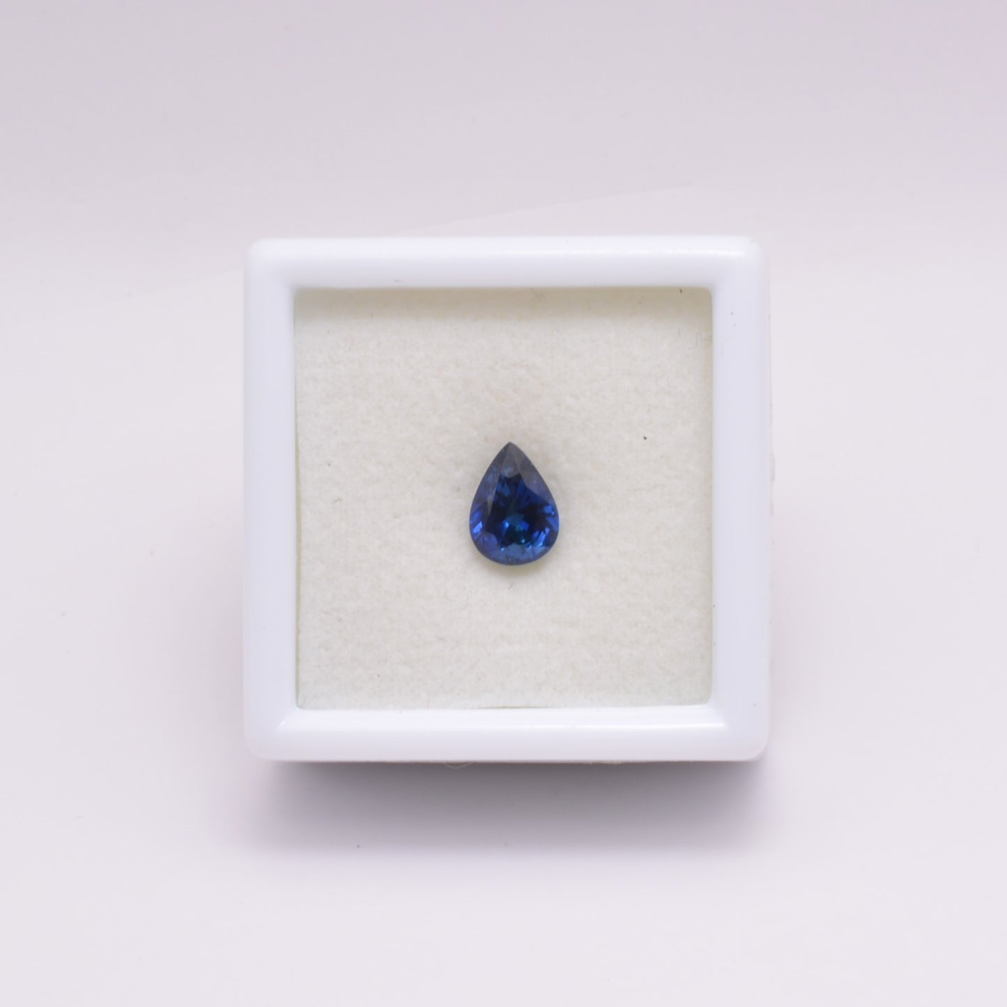 Saphir Poire 0,93ct - pierre précieuse - gemme