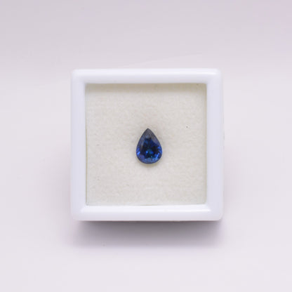 Saphir Poire 0,93ct - pierre précieuse - gemme