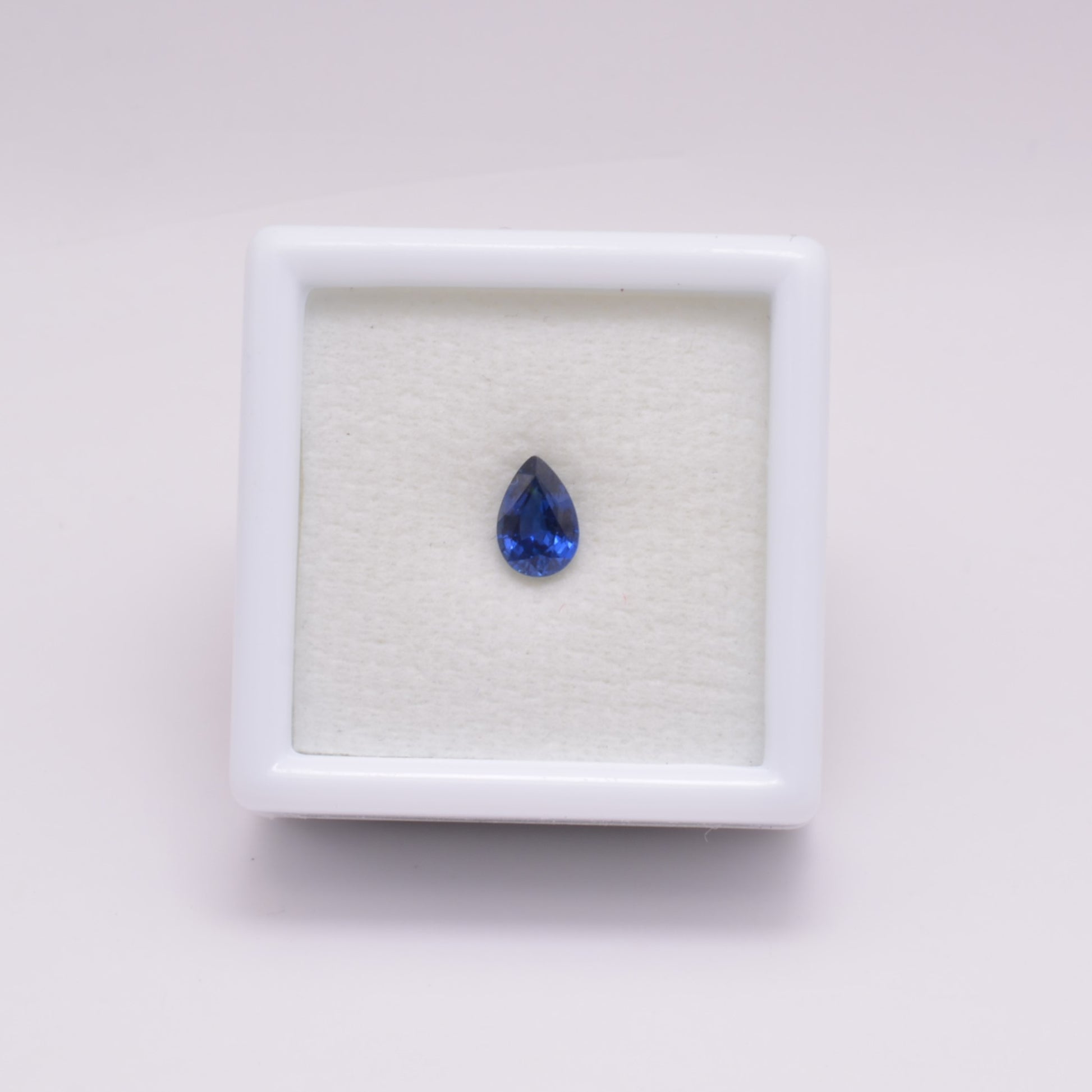Saphir Poire 0,52ct - pierre précieuse - gemme