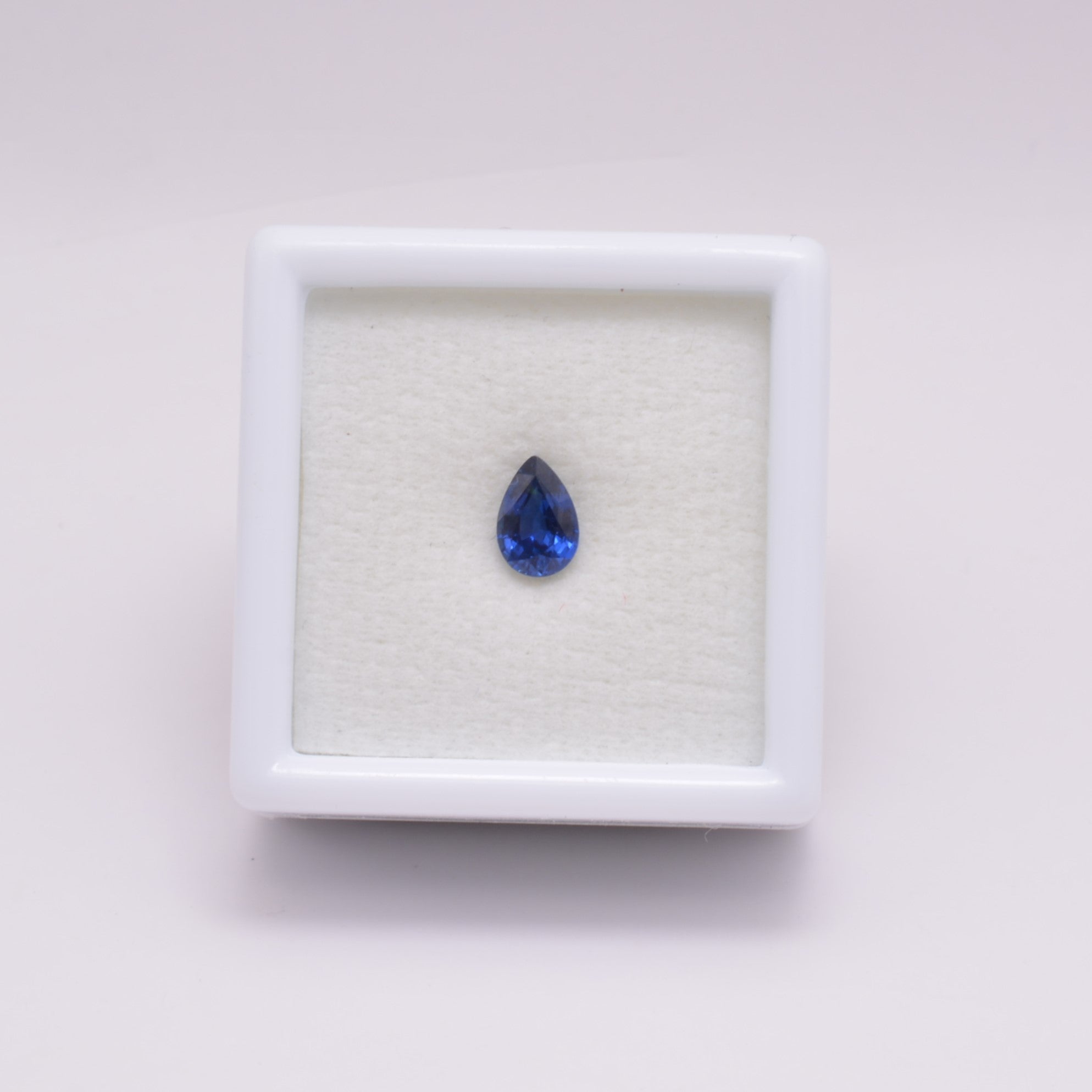 Saphir Poire 0,52ct - pierre précieuse - gemme
