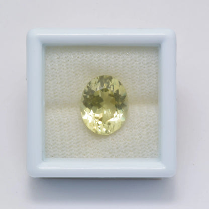 Sillimanite Jaune Ovale 4,70 ct