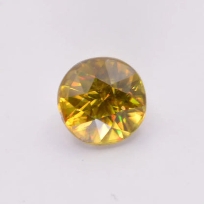 Sphène ou Titanite Ronde 1,54ct - pierre précieuse - gemme