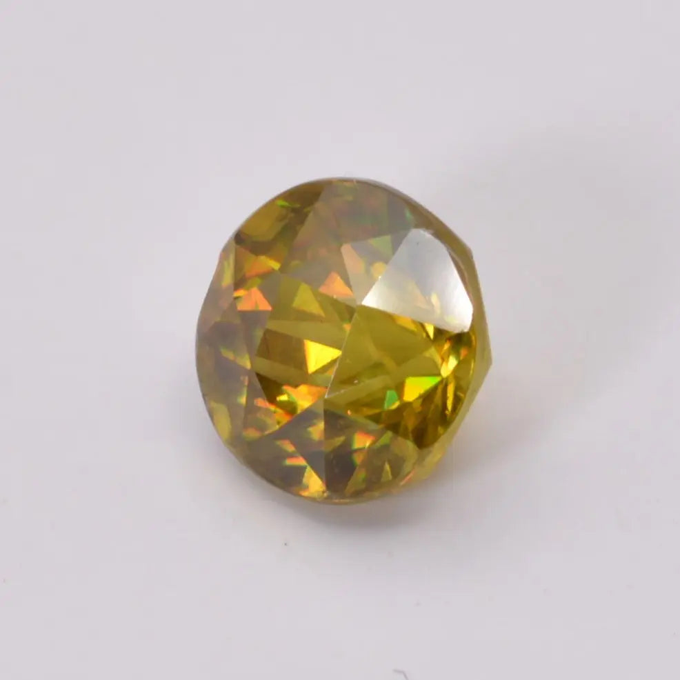 Pierre taillée Sphène ou Titanite Ronde 1,54ct 
