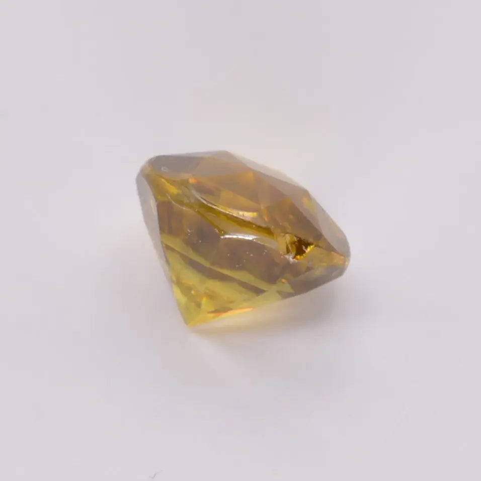 Pierre taillée Sphène ou Titanite Ronde 1,54ct 