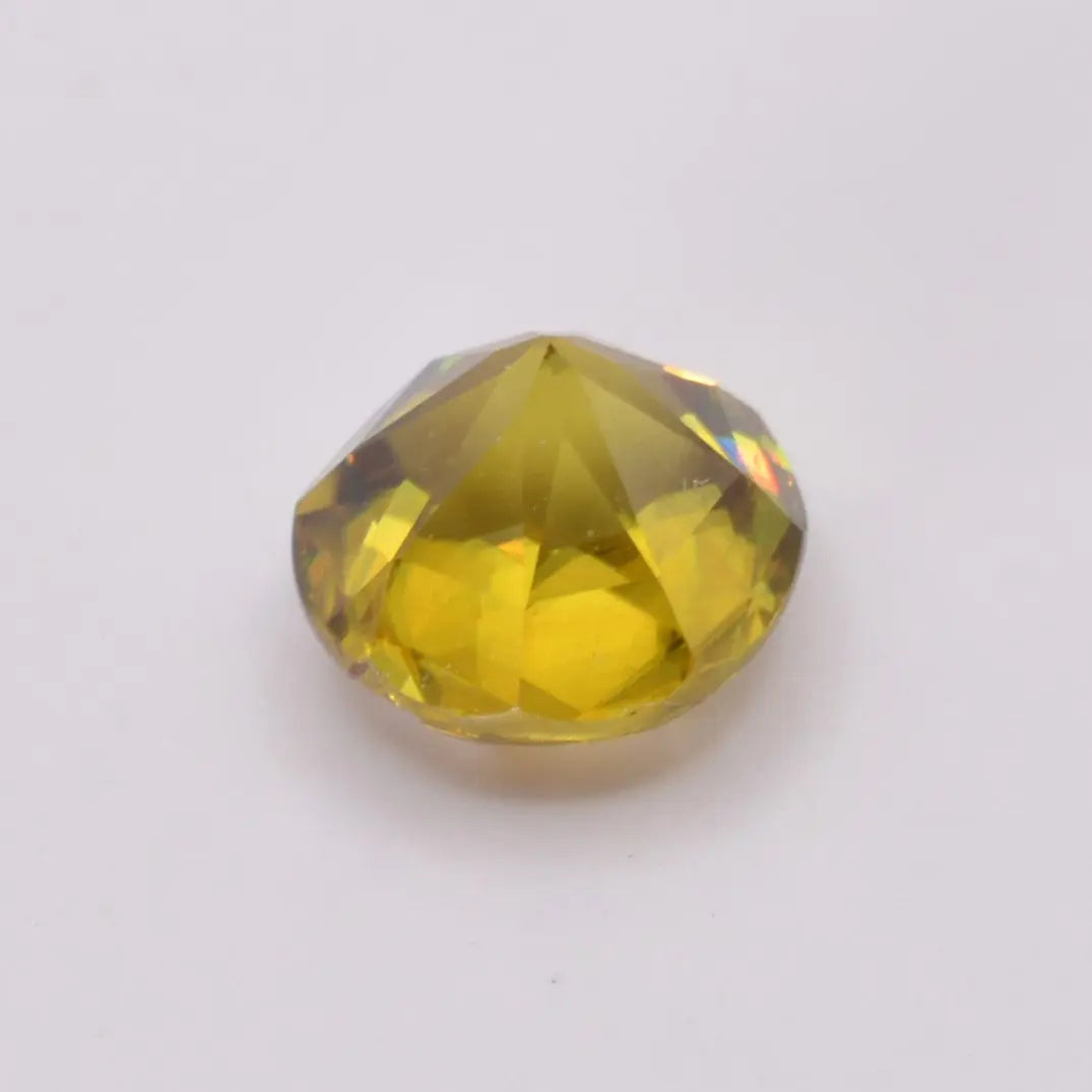 Pierre taillée Sphène ou Titanite Ronde 1,54ct 