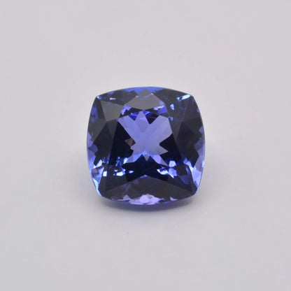 Tanzanite coussin carré 3,51ct - pierre précieuse - gemme