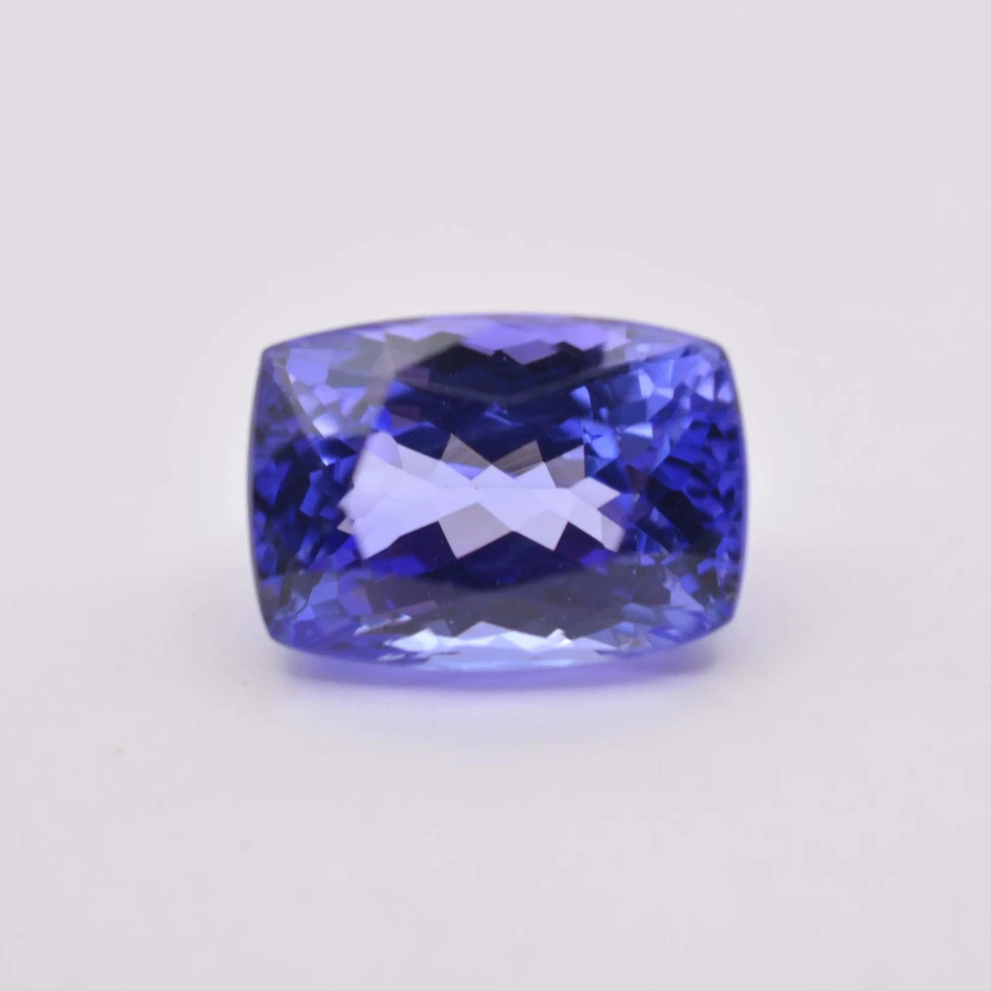 Pierre taillée Tanzanite Coussin Rectangle 3,18ct