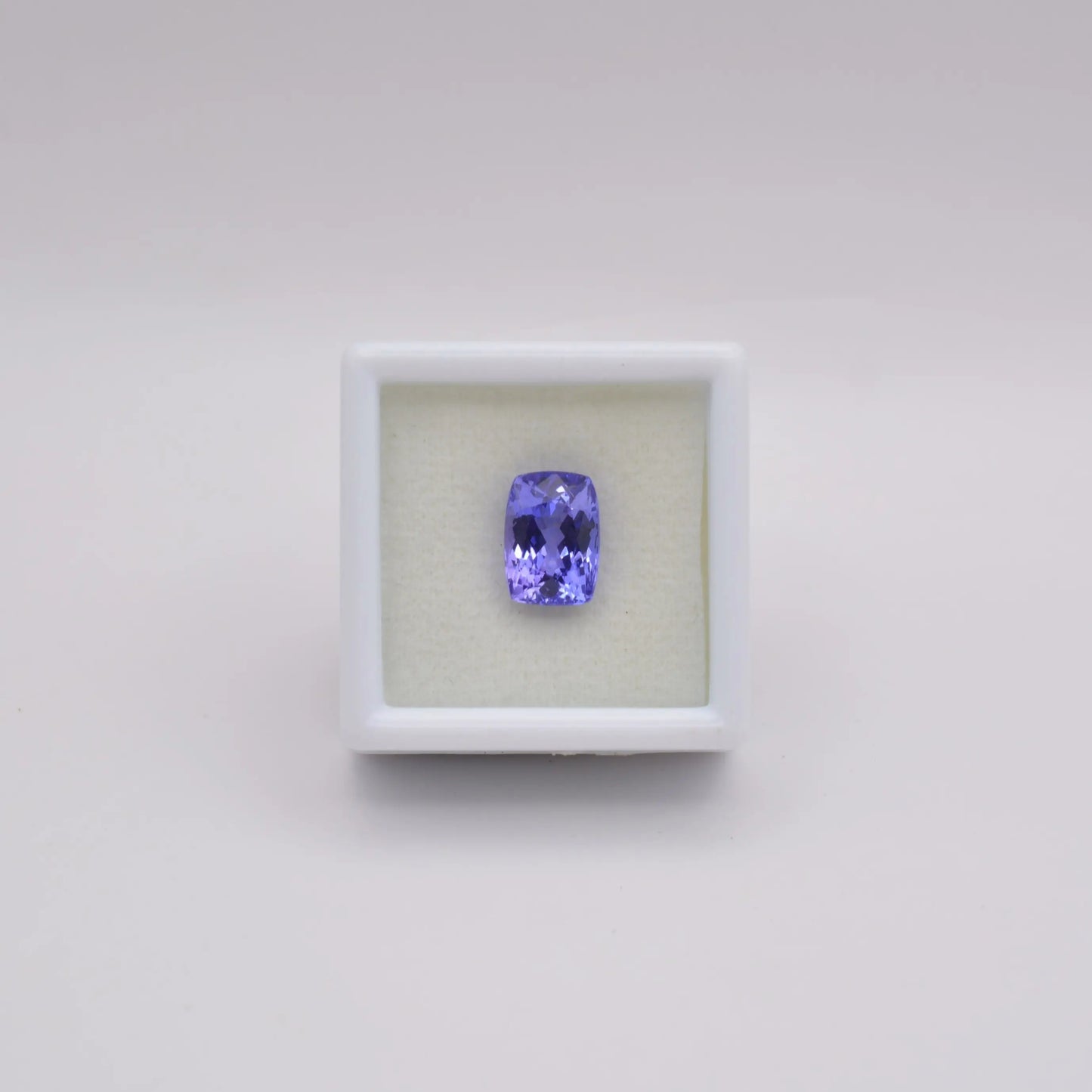 Tanzanite Coussin Rectangle 3,18ct - pierre précieuse - gemme