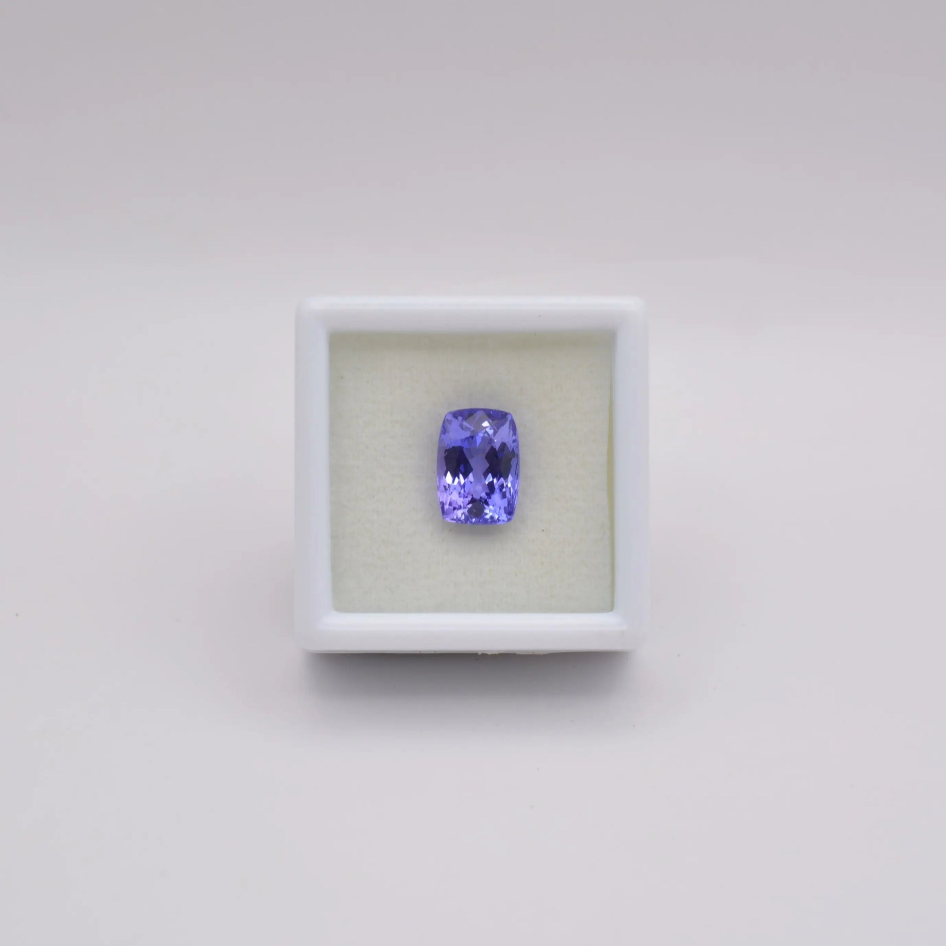 Tanzanite Coussin Rectangle 3,18ct - pierre précieuse - gemme