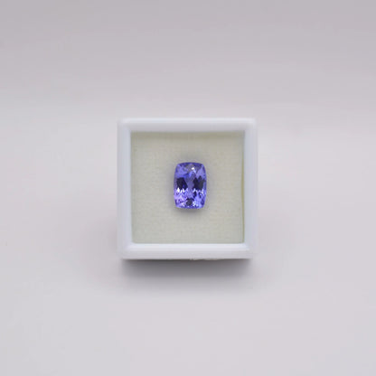 Tanzanite Coussin Rectangle 3,18ct - pierre précieuse - gemme