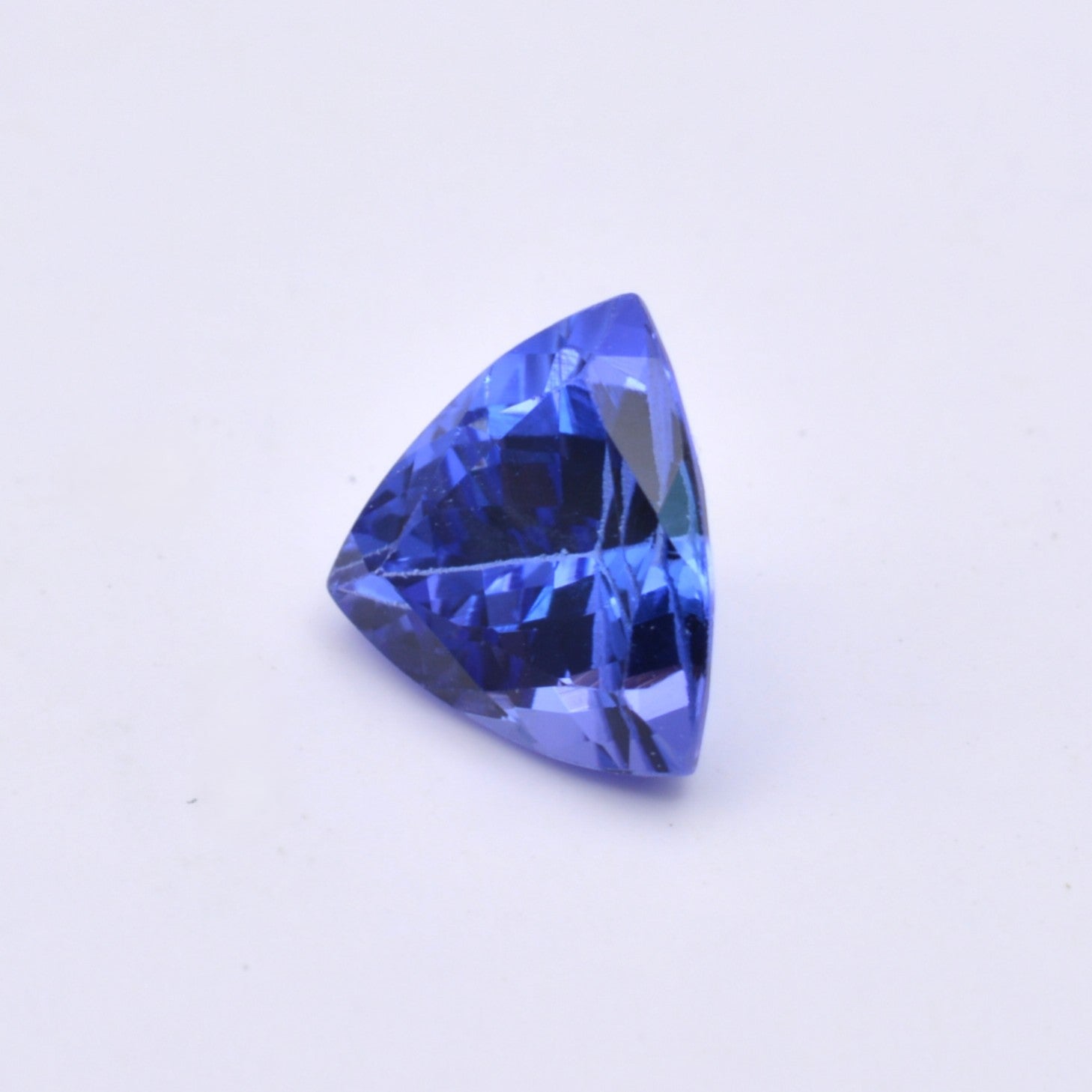 Pierre taillée Tanzanite Trillion 1,30ct