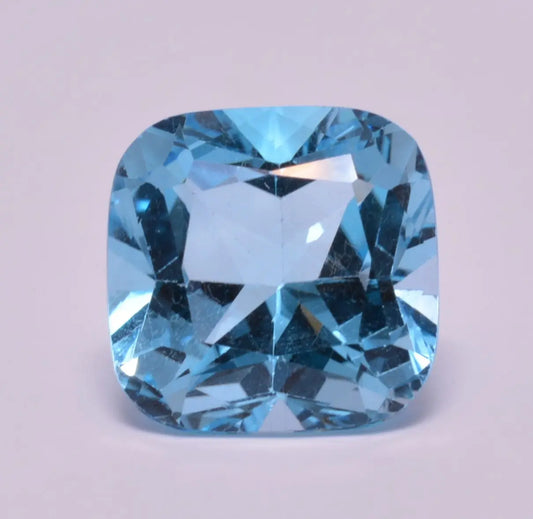 Topaze Coussin Carré 12,79ct - pierre précieuse - gemme