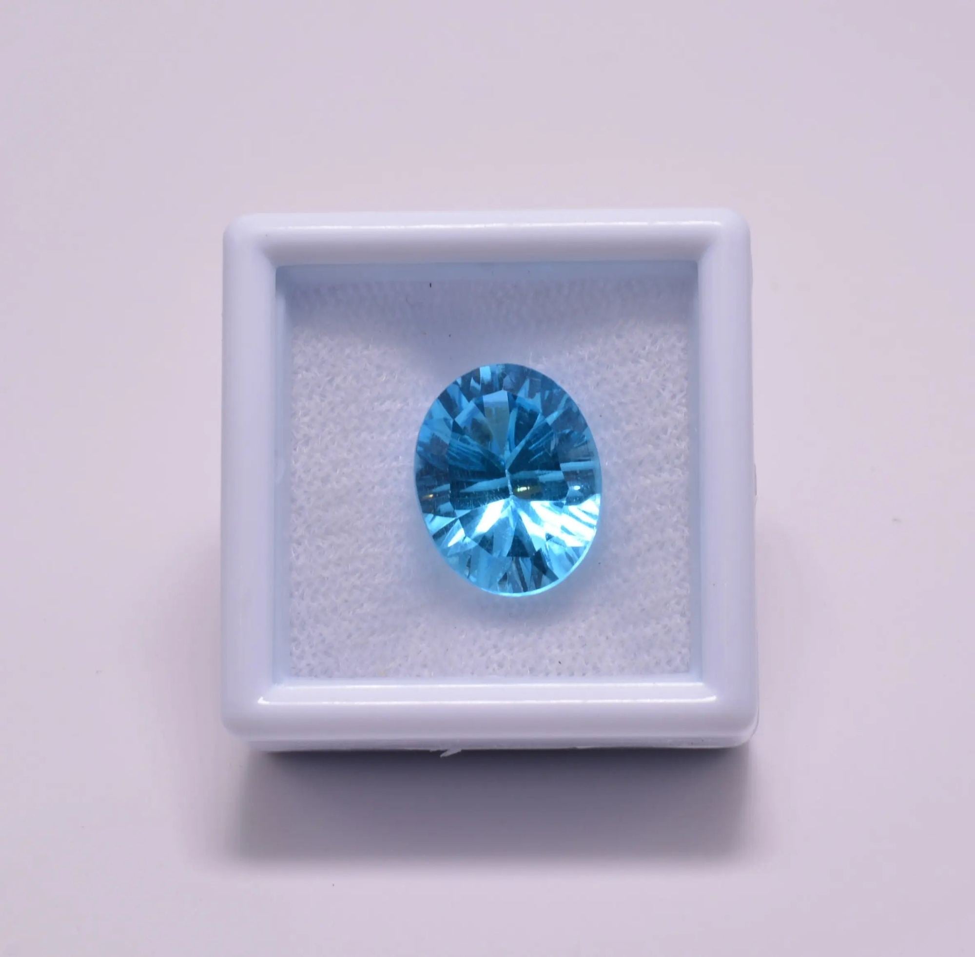 Topaze Ovale 6,93ct - pierre précieuse - gemme