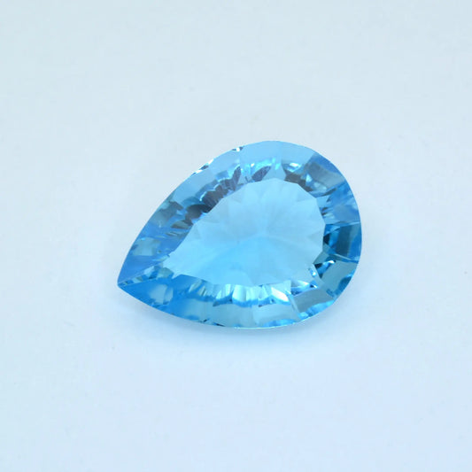 Topaze Bleue Poire 6,63 ct - 