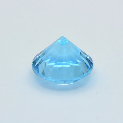Topaze Bleue Ronde 7,61ct - 