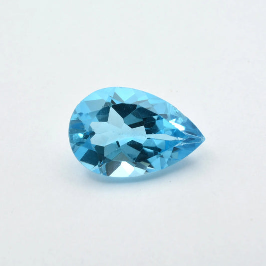 Topaze Bleue Poire 3,35ct