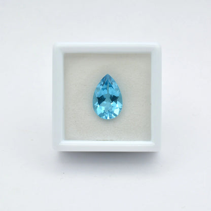 Topaze Bleue Poire 3,35ct