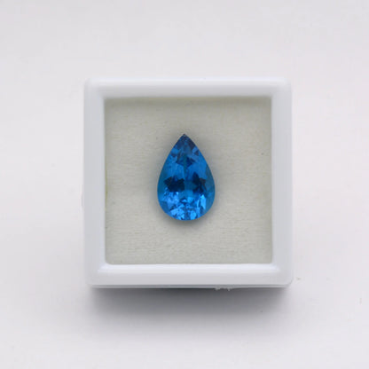 Topaze Bleue Poire 3,70 ct