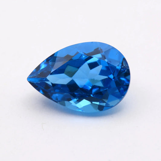 Topaze Bleue Poire 5,48 ct