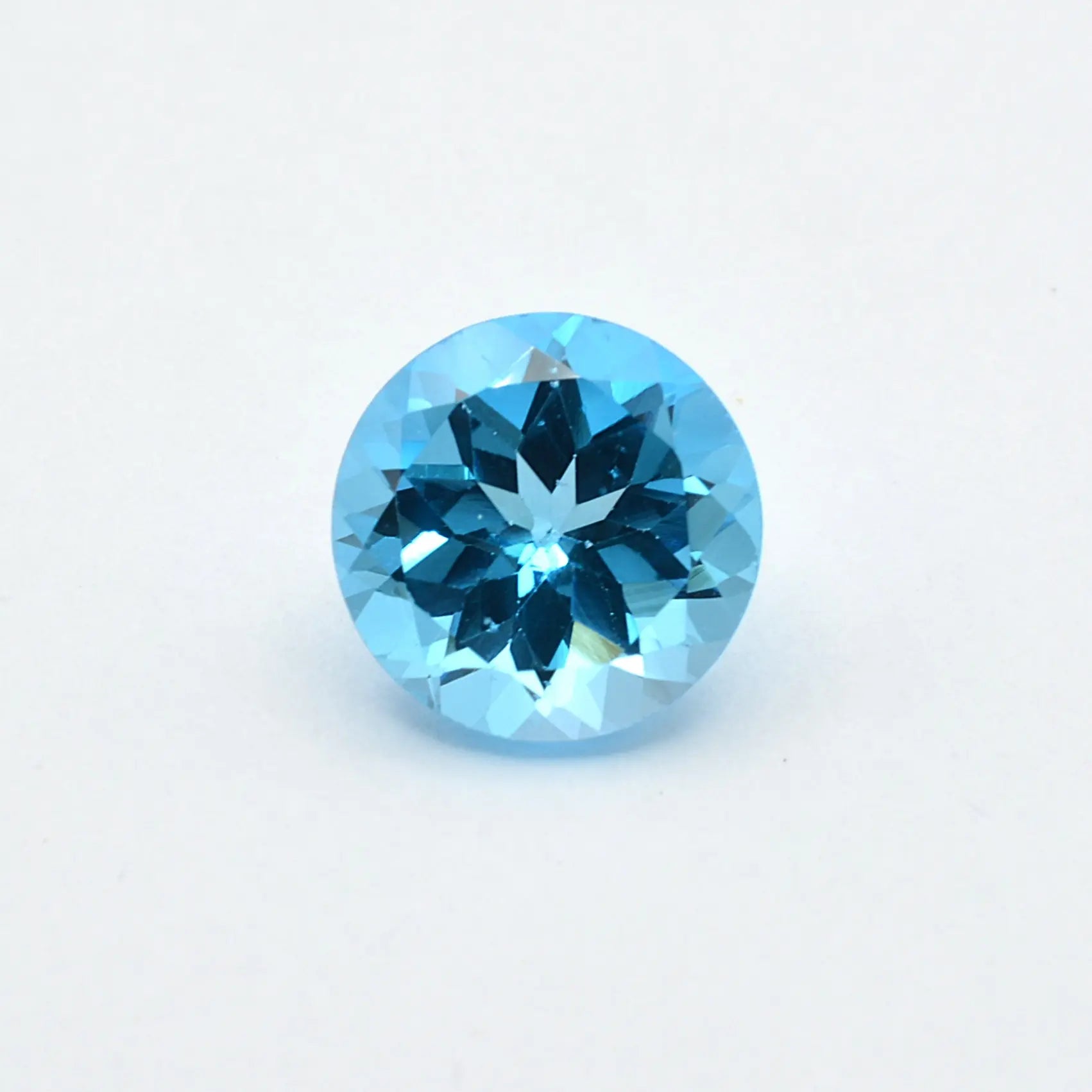 Topaze Bleue Ronde 3,14ct - 