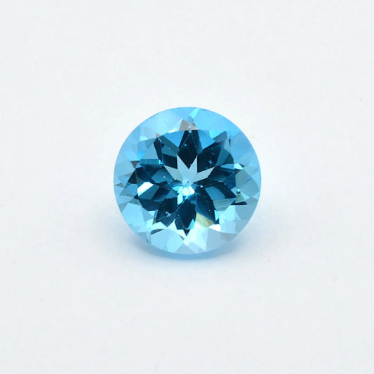 Topaze Bleue Ronde 3,14ct