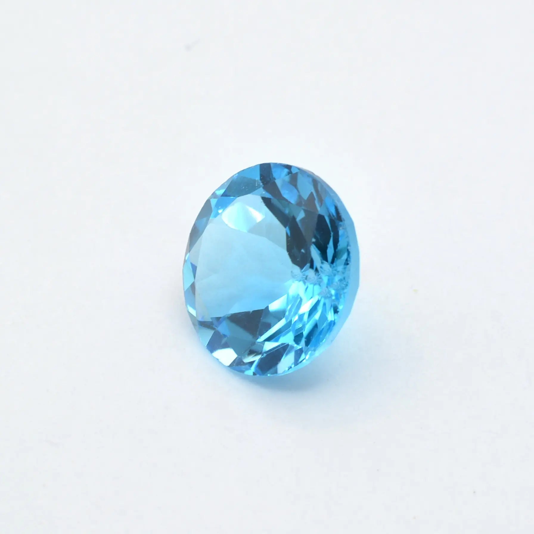 Topaze Bleue Ronde 3,14ct - 