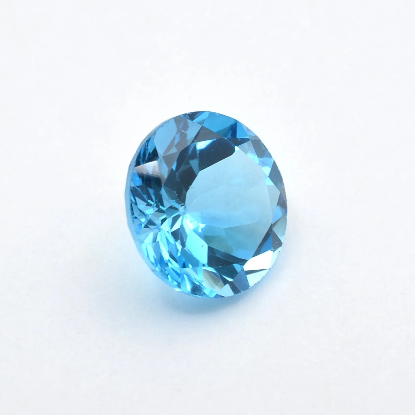 Topaze Bleue Ronde 3,14ct - 