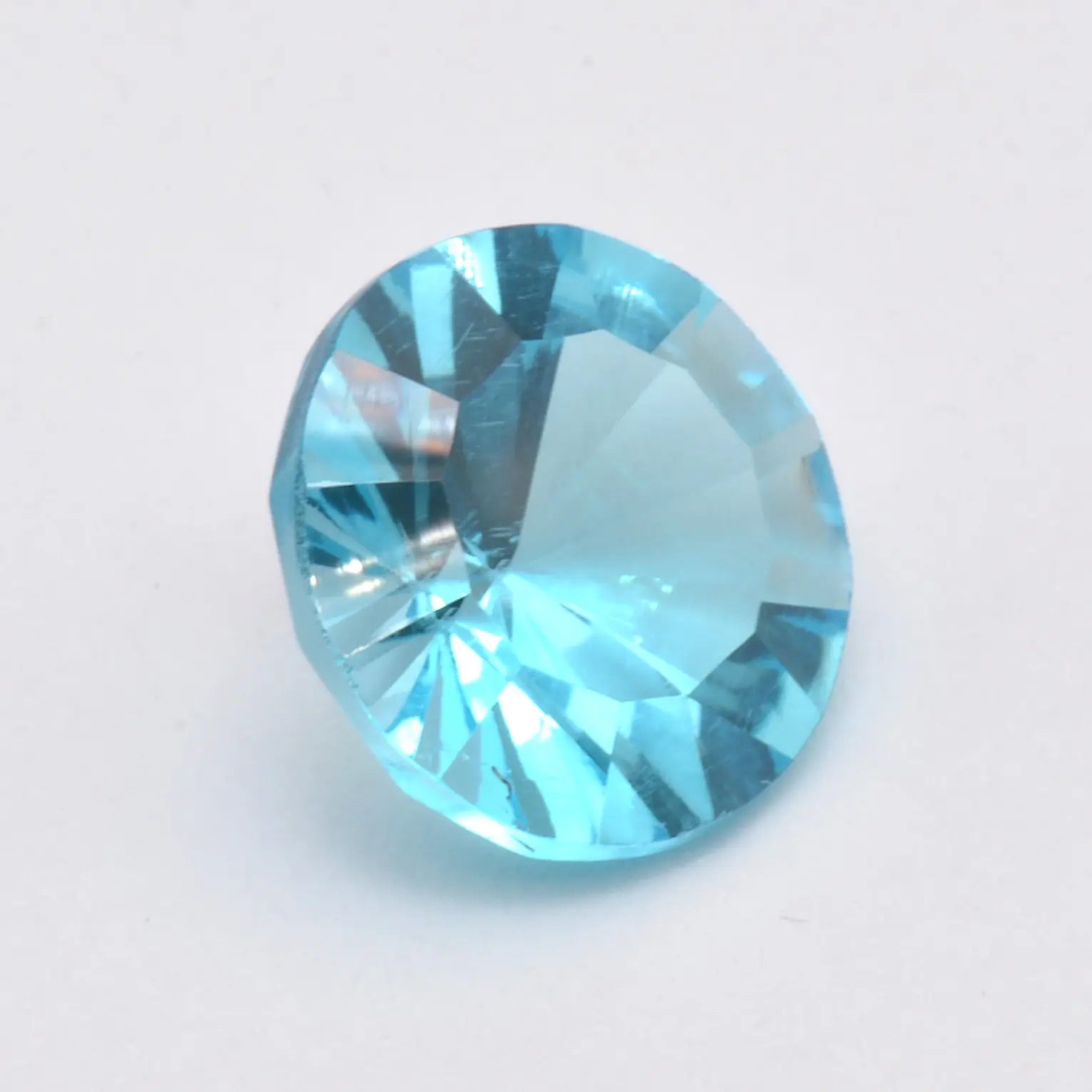 Topaze Bleue Ronde 3,67 ct