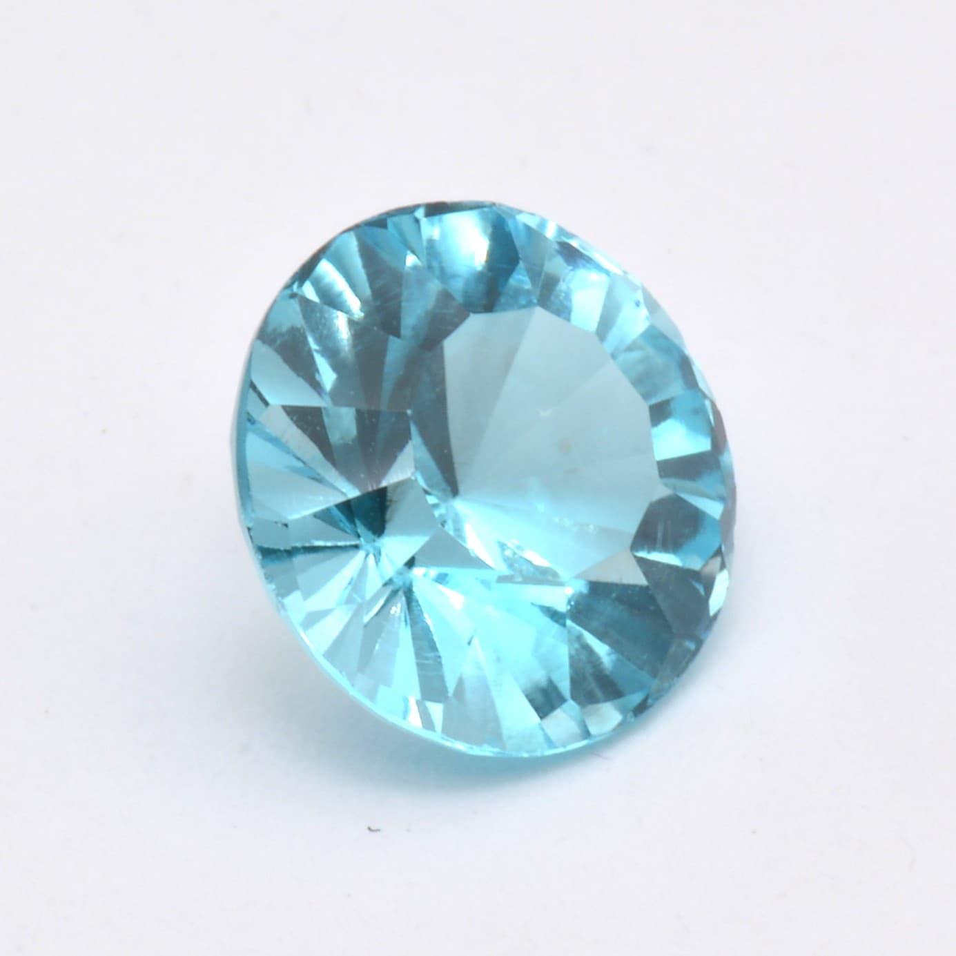 Topaze Bleue Ronde 3,90 ct