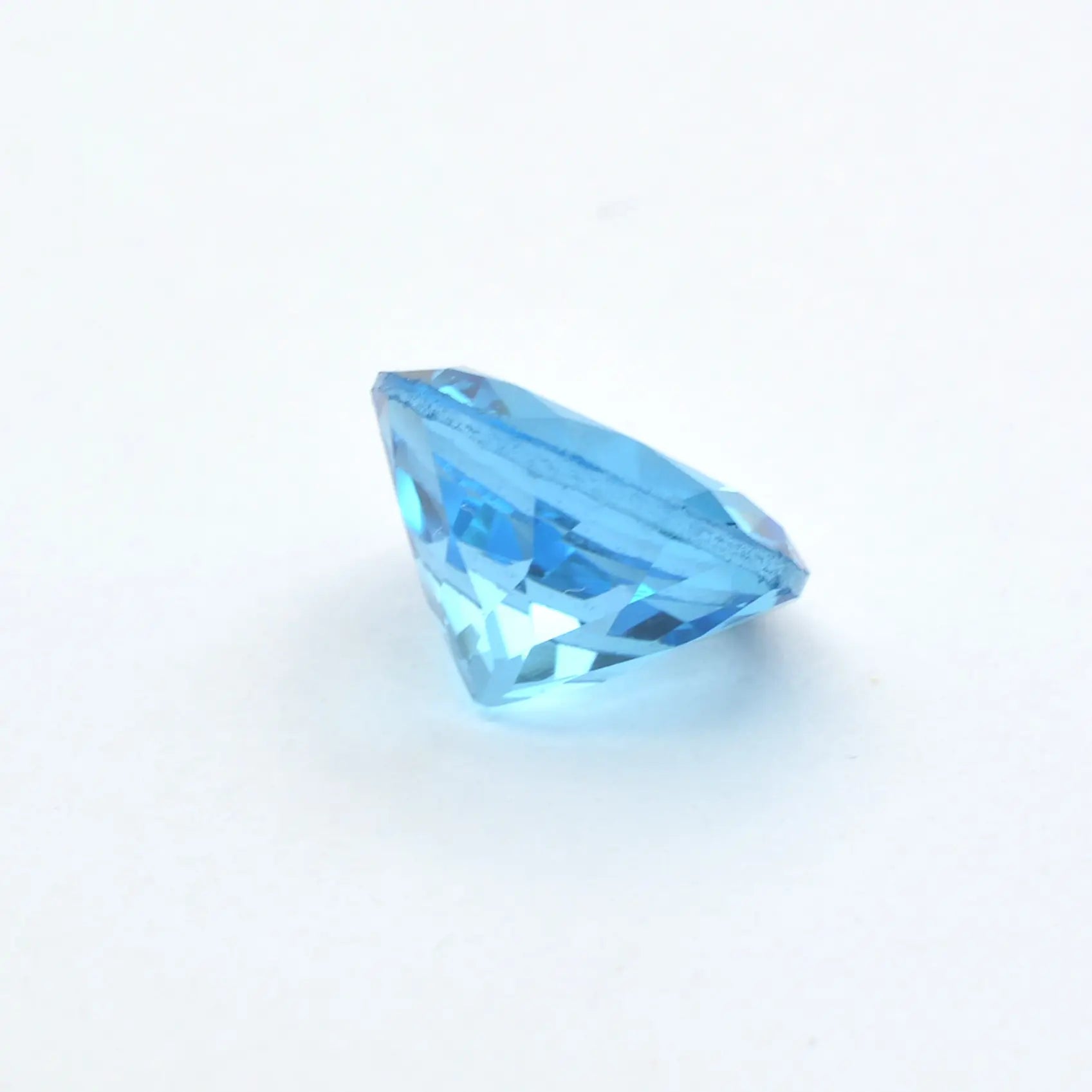 Topaze Bleue Ronde 3,14ct - 