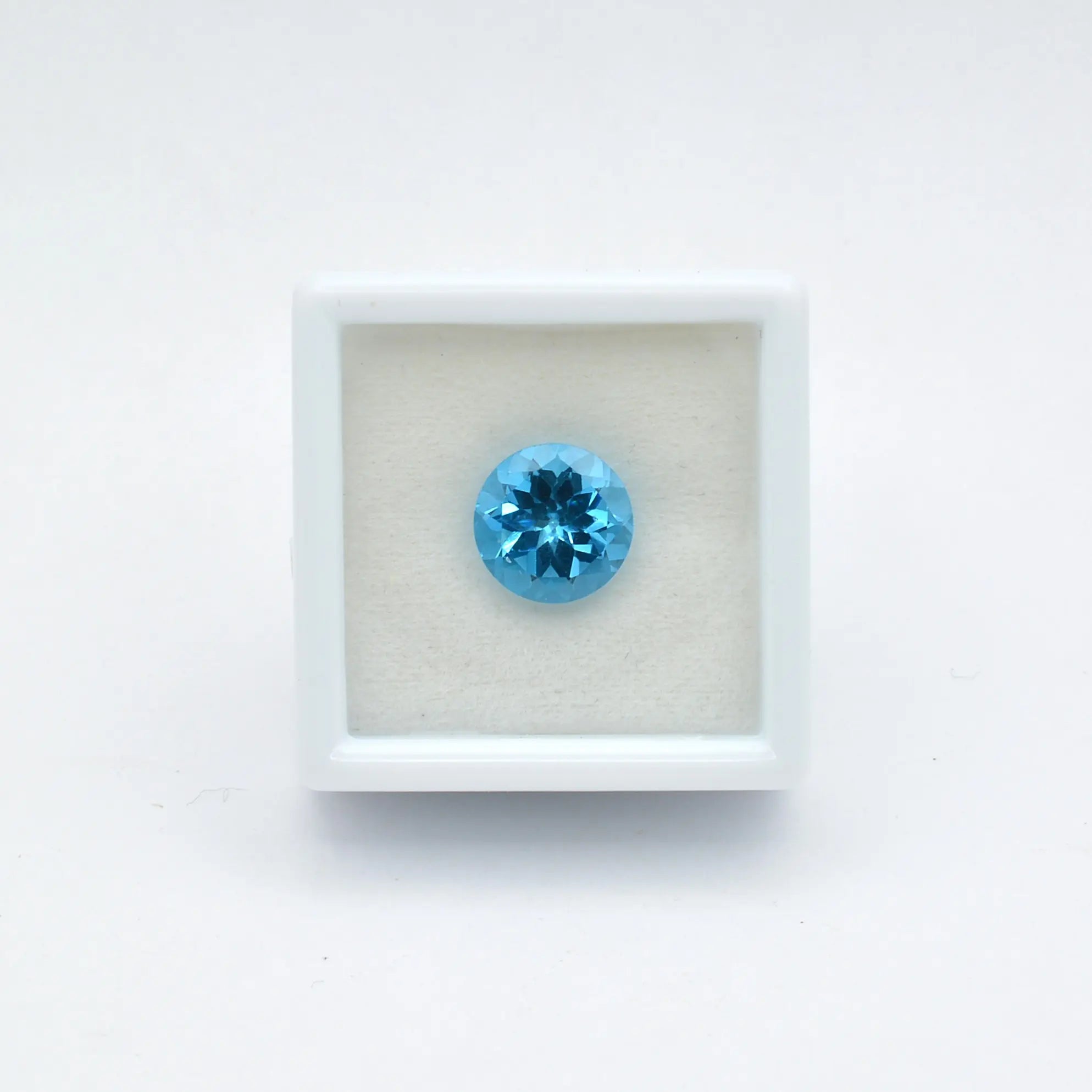Topaze Bleue Ronde 3,14ct - 