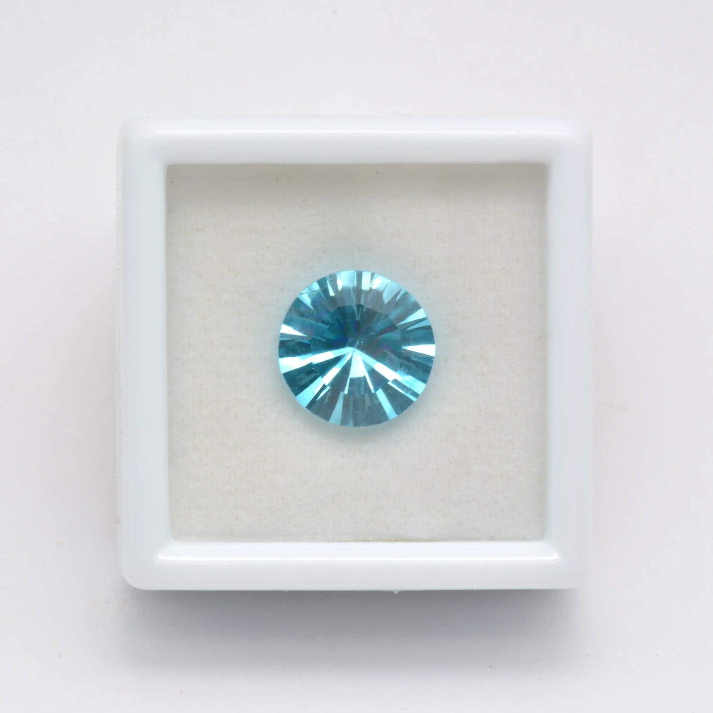 Topaze Bleue Ronde 3,67 ct